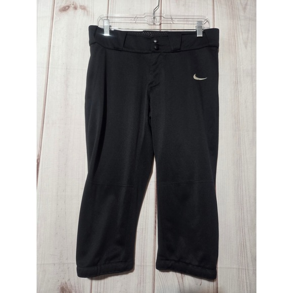 Nike Pants - Nike Womens Black Softball Pants Knickers Size Medium Performance Athletic